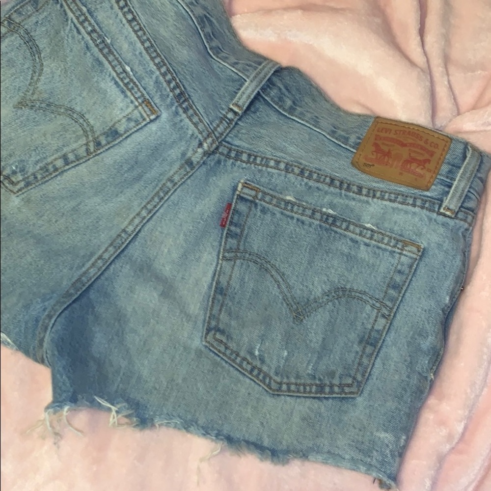 LEVIS High Rise Jean Shorts